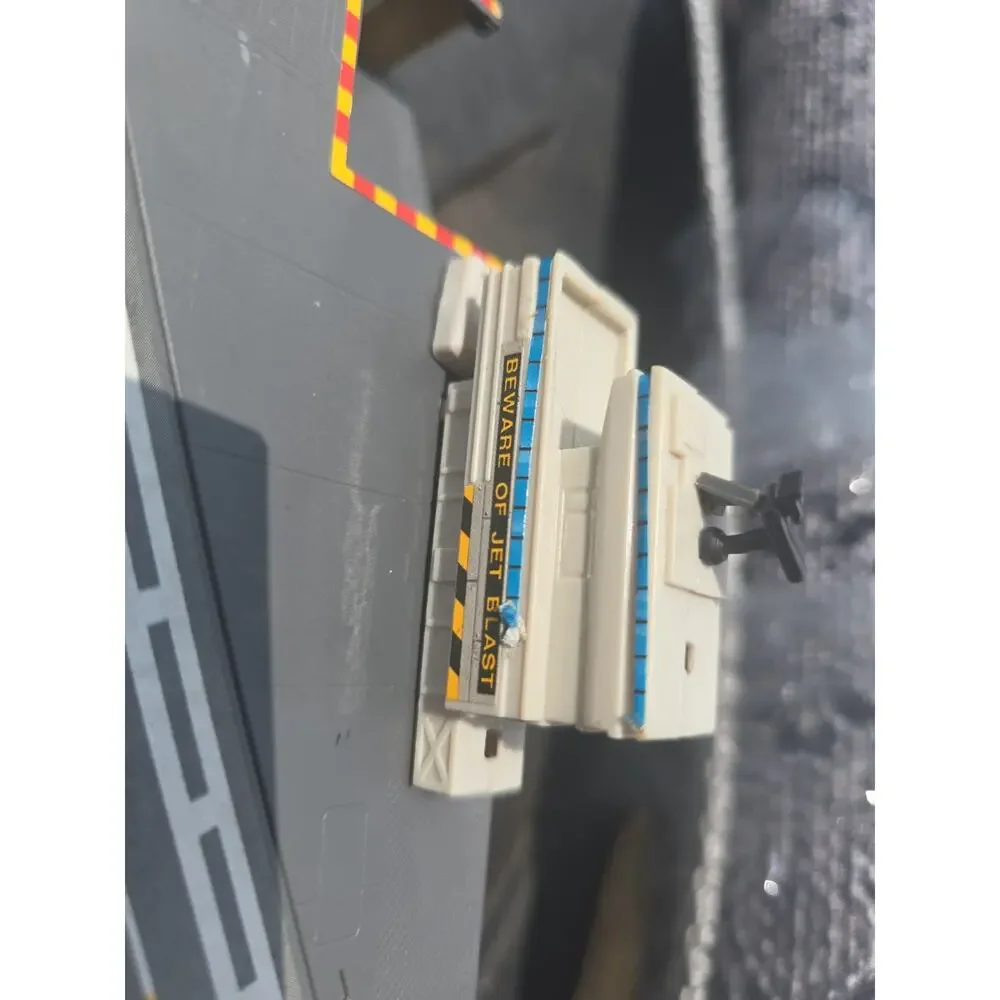 1988 Galoob Micro Machines Sea Hawk Aircraft Carrier Playset Jet Boat Vintage